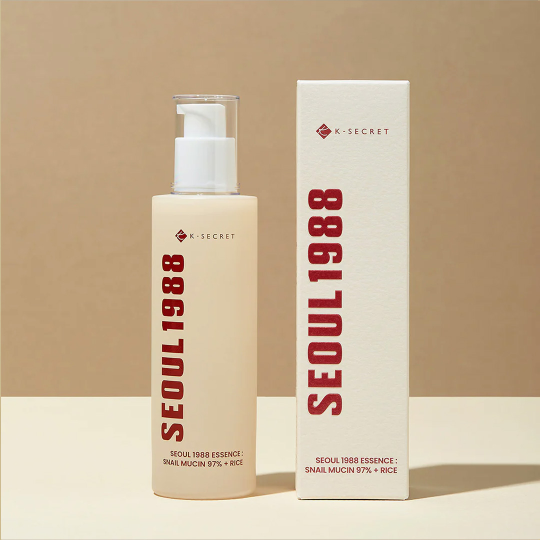 K-Secret Seoul 1988 Essence:Snail Mucin 97% + Rice 100 ml