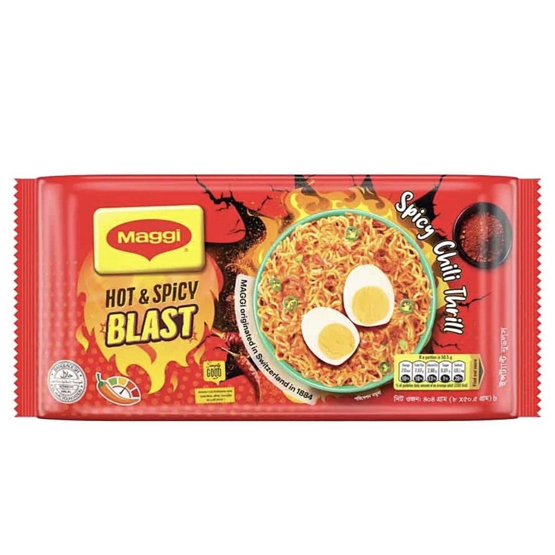 Nestle Maggi Hot & Spicy Blast Noodles - 404g