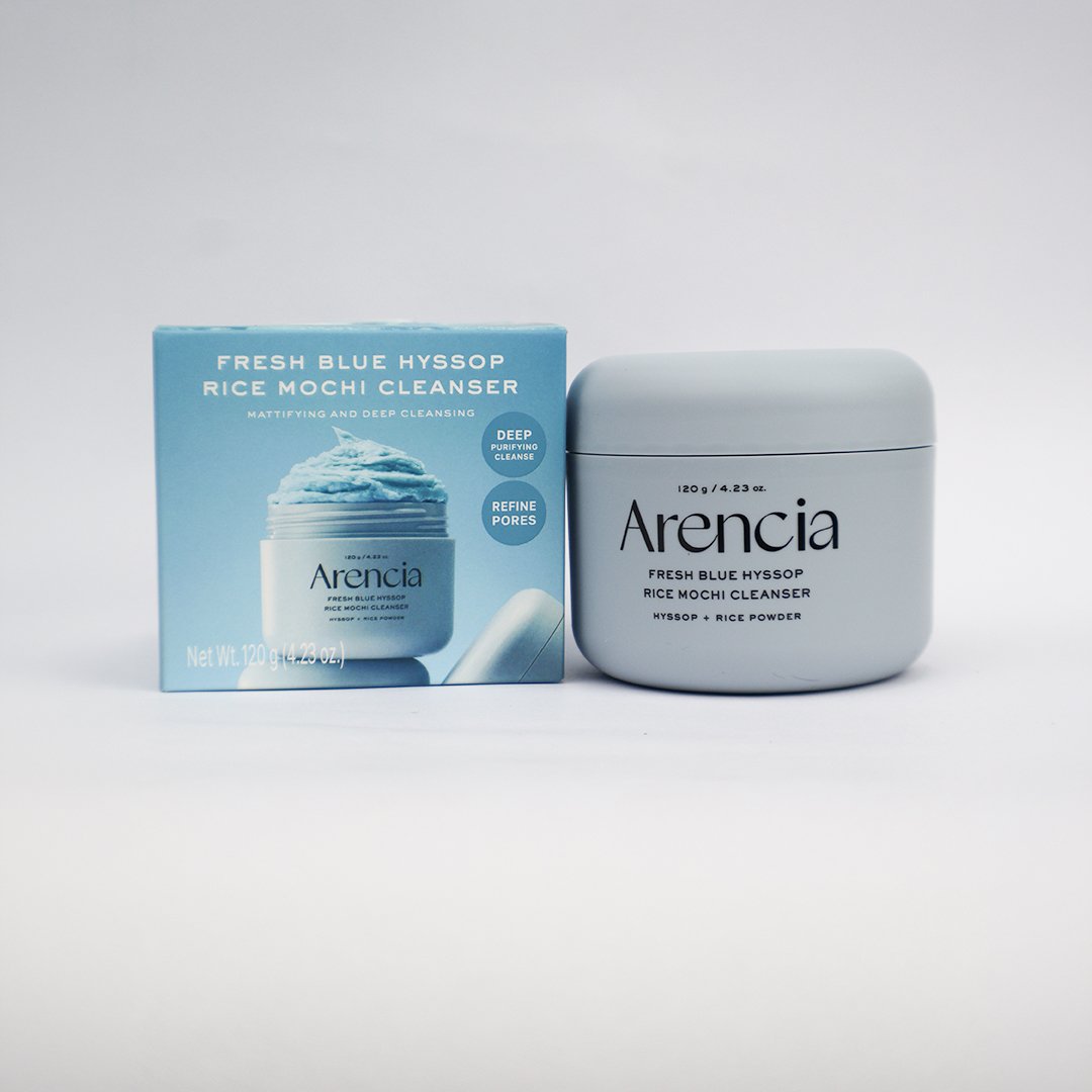 Arencia Fresh Blue Hyssop Rice Mochi Cleanser 120 g thumbnail 3