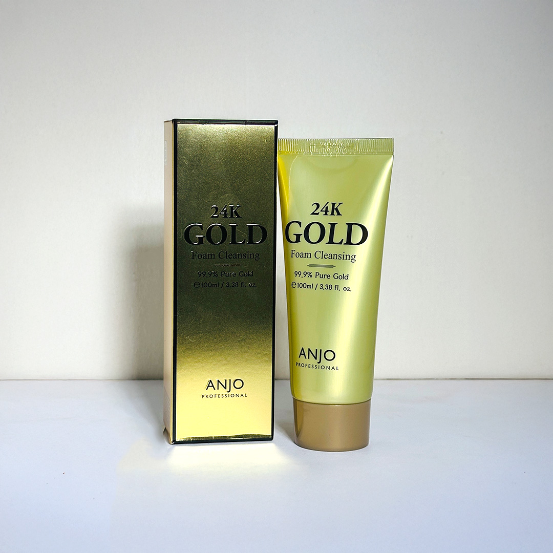 Anjo Professional 24K Gold Foam Cleansing 100 ml thumbnail 3