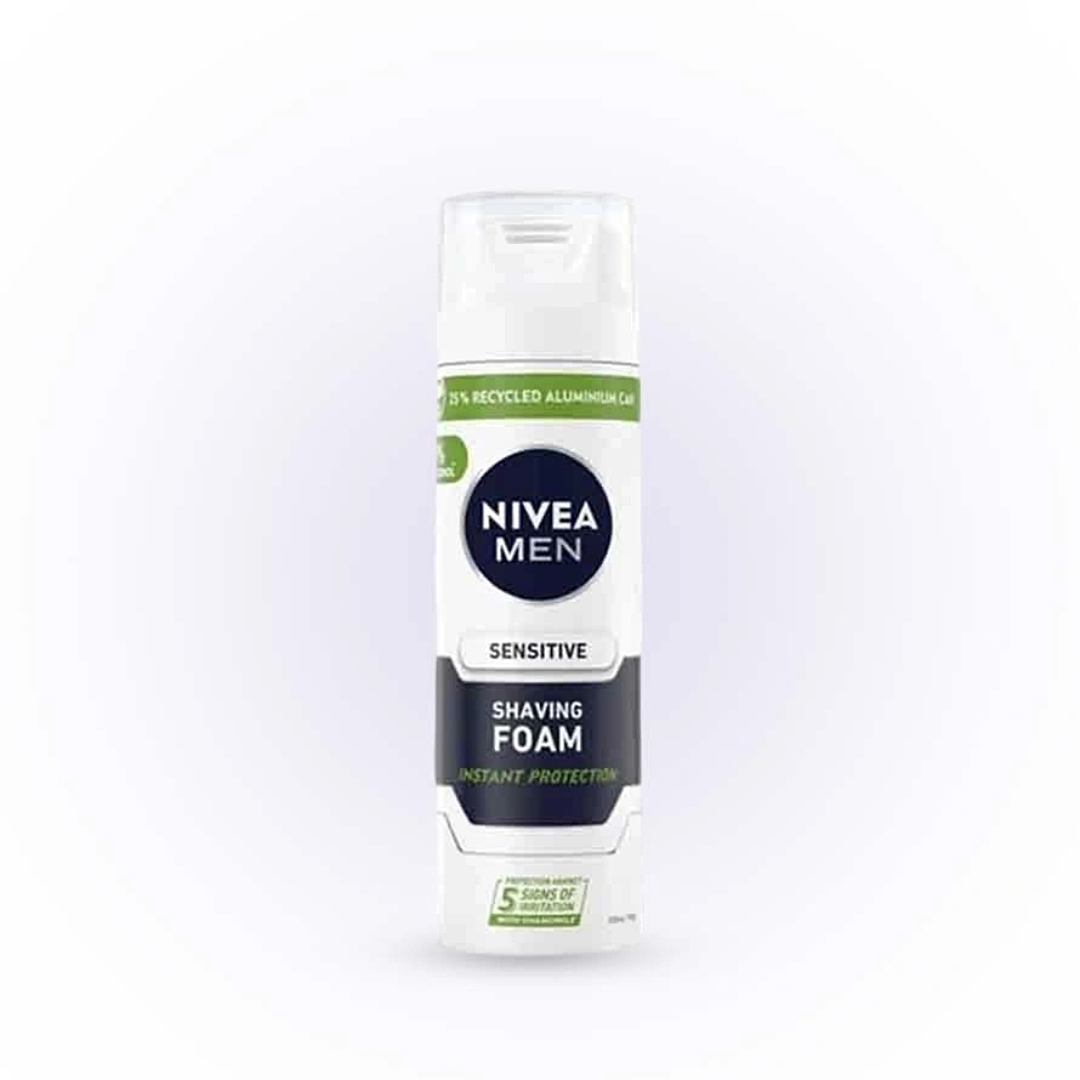 Nivea Men Instant Protection Sensitive Shaving Foam - 200ml