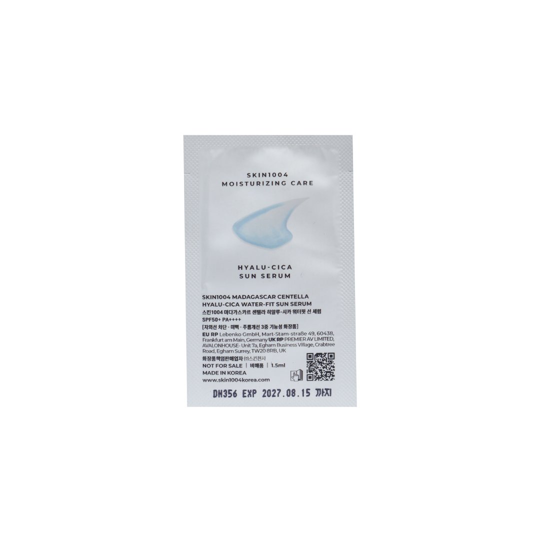 SKIN1004 Madagascar Centella Hyalu-Cica Water-Fit Sun Serum SPF 50+ PA++++ 1.5 ml thumbnail 2