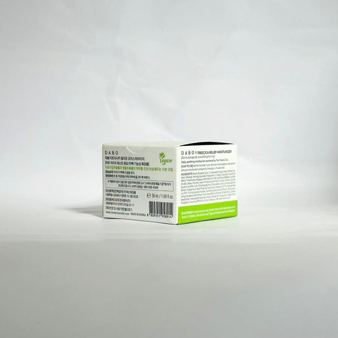 Dabo T-Tree Cica Relief Moisturizer Cream 50 ml thumbnail 5