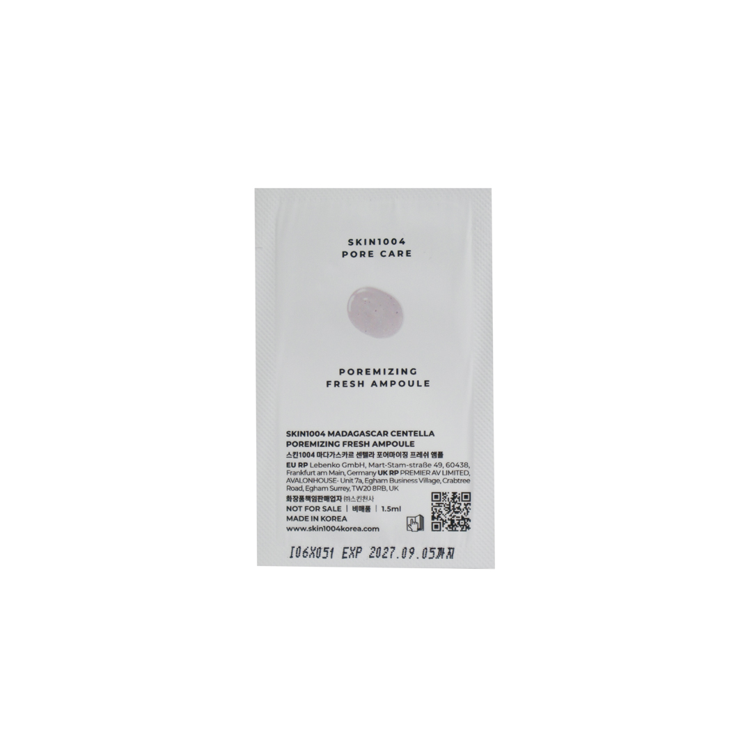 SKIN1004 Madagascar Centella poremizing fresh Ampoule 1.5 ml thumbnail 2