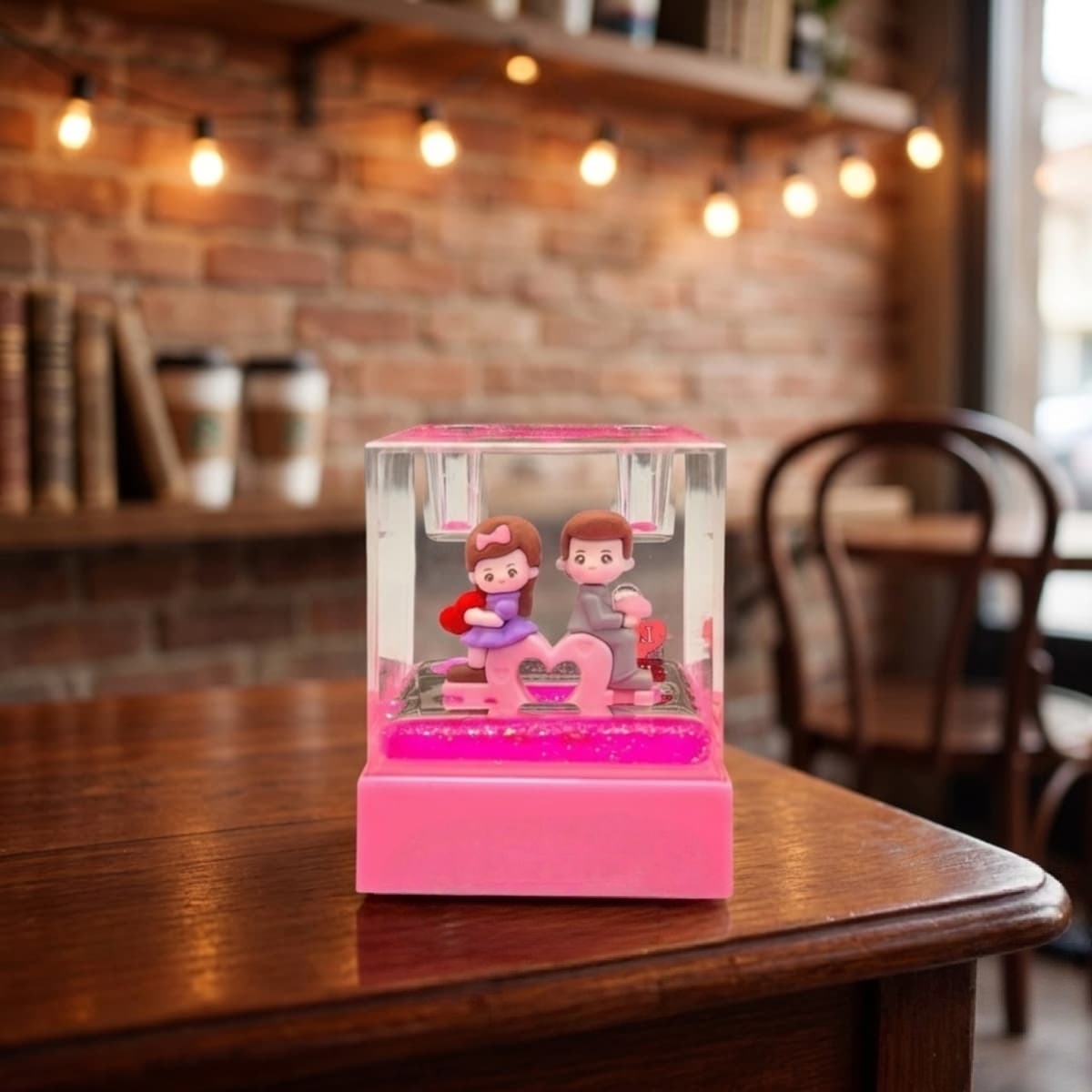 Showpiece and pen holder cube