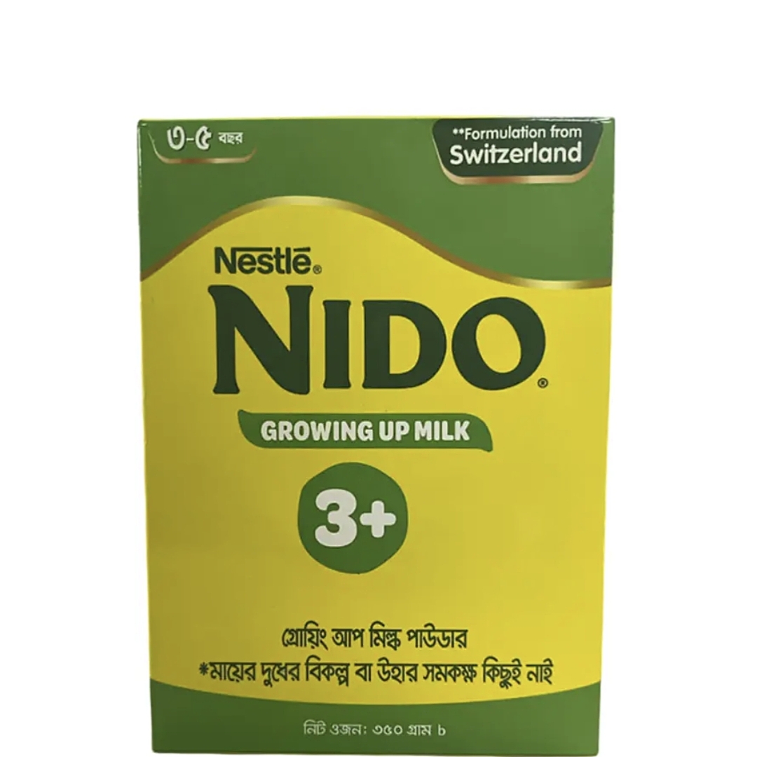 Nestle Nido 3 Plus Growing Up Milk Powder (3-5Years) - 350g