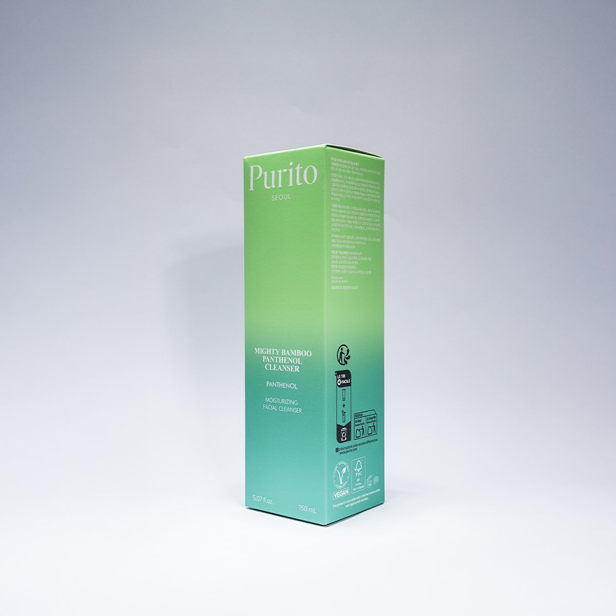 PURITO Mighty Bamboo Panthenol Cleanser 150 ml thumbnail 4