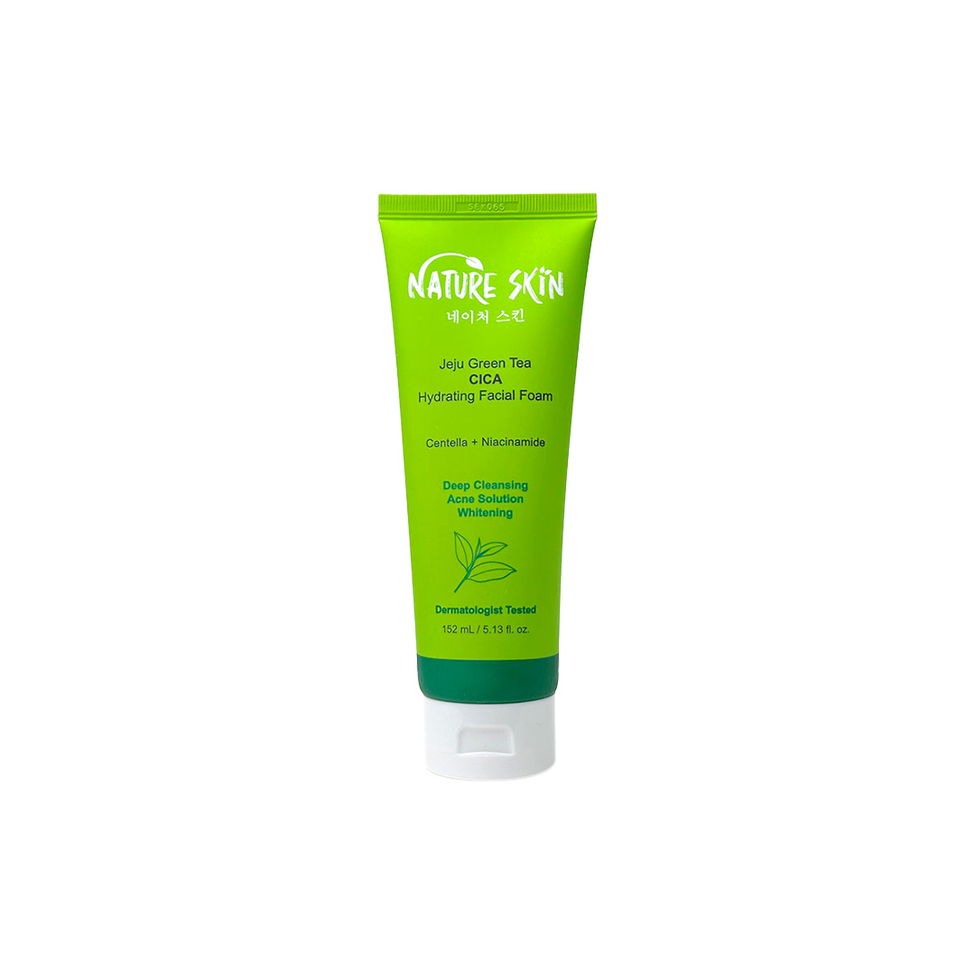 Nature Skin Jeju Green Tea CICA Hydrating Facial Foam 152 mL thumbnail 4