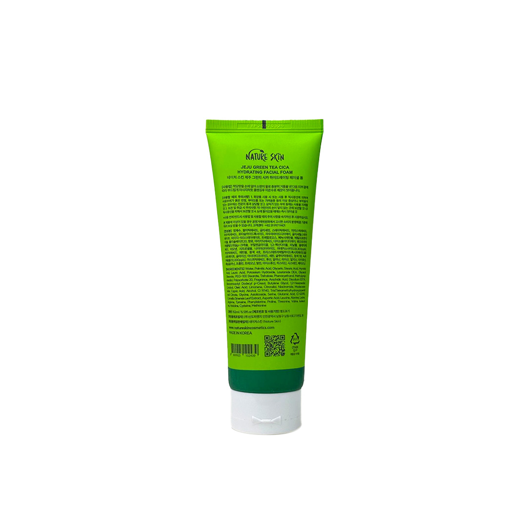 Nature Skin Jeju Green Tea CICA Hydrating Facial Foam 152 mL thumbnail 2