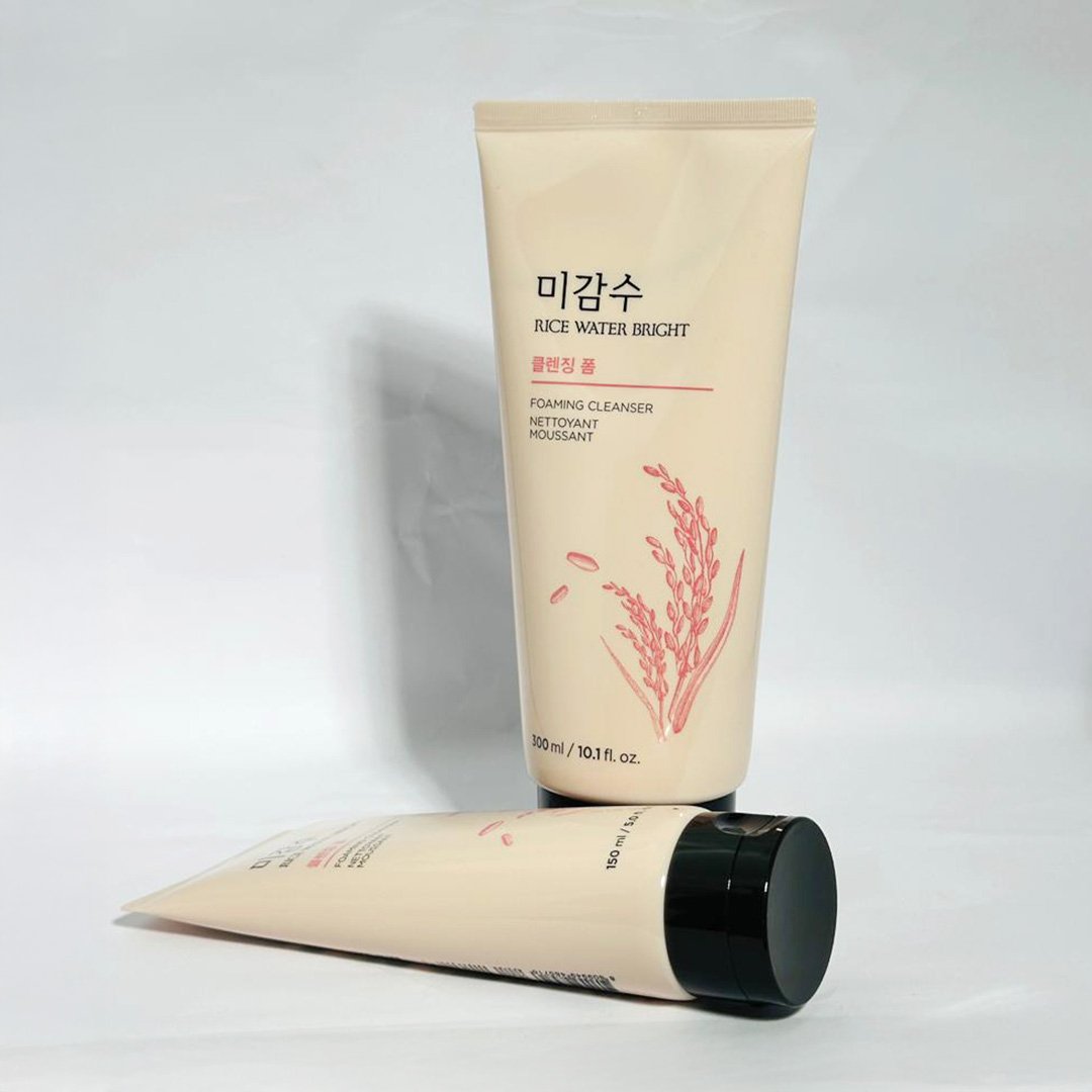 The Face Shop Rice Water Bright Foaming Cleanser 300 ml thumbnail 3