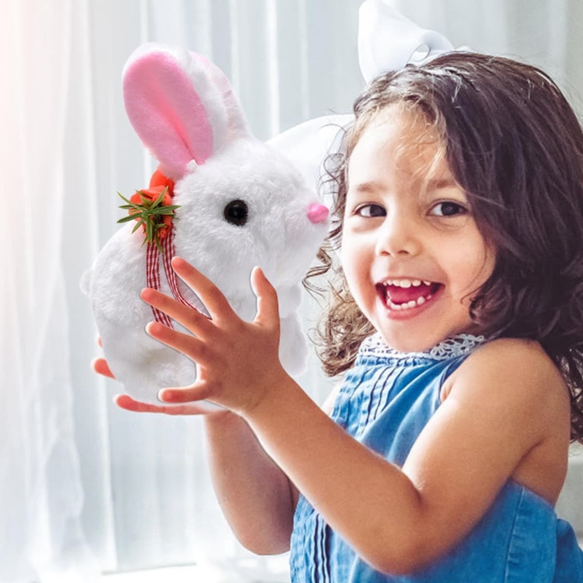 Smart Bunny Walk & Talk Toy T0449 thumbnail 4