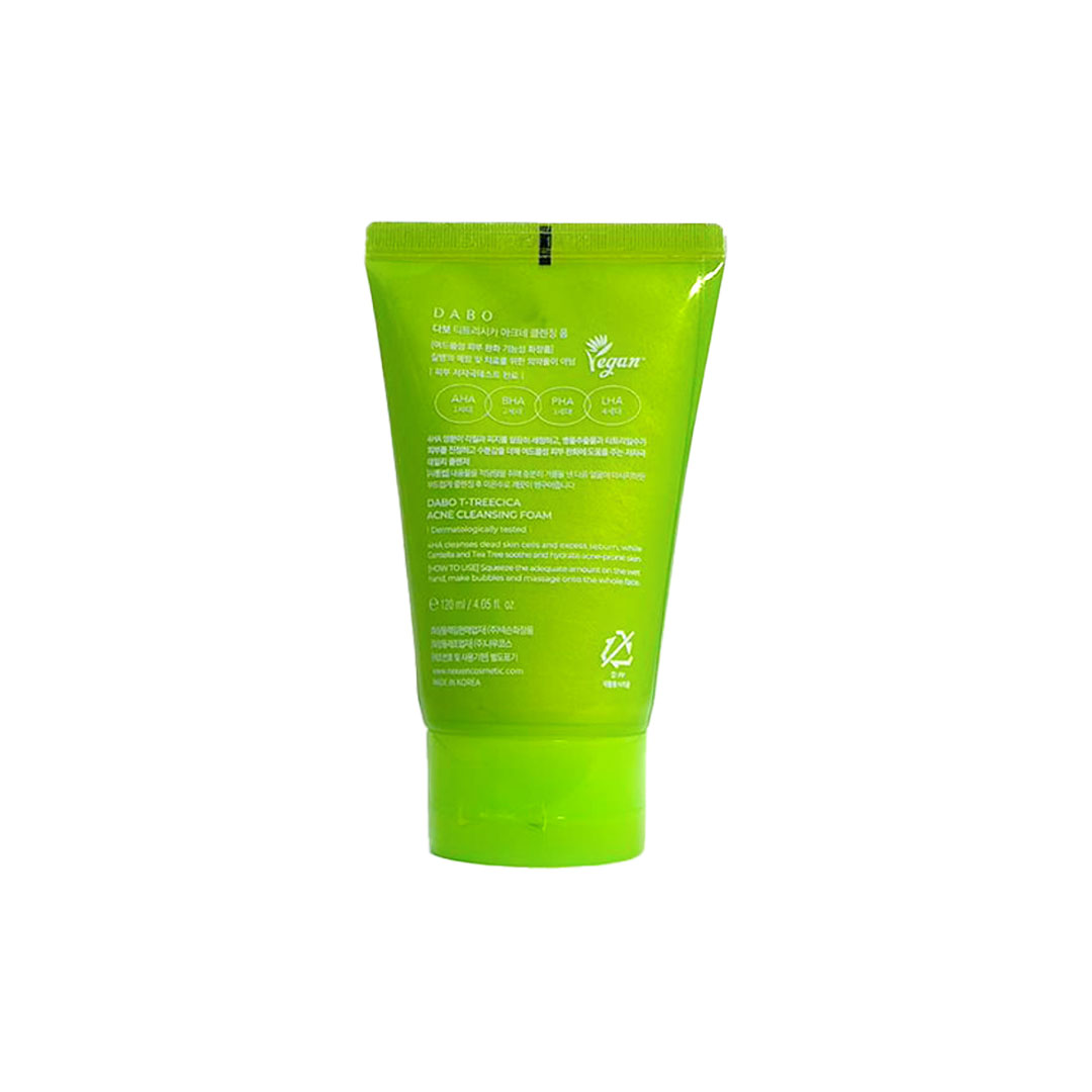 Dabo T-Tree Cica Acne Cleansing Foam 120 ml thumbnail 2