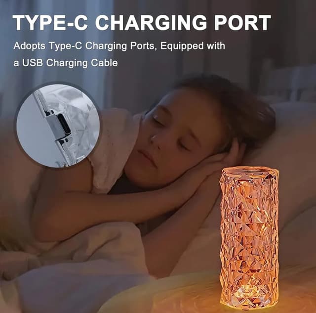 Mini Rose Diamond Lamp 3 Colour thumbnail 3