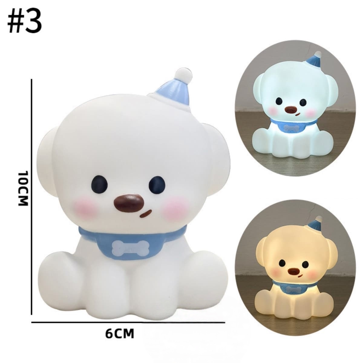 Maneki-neko, or Lucky Catfigurine Night Light L0379 thumbnail 3