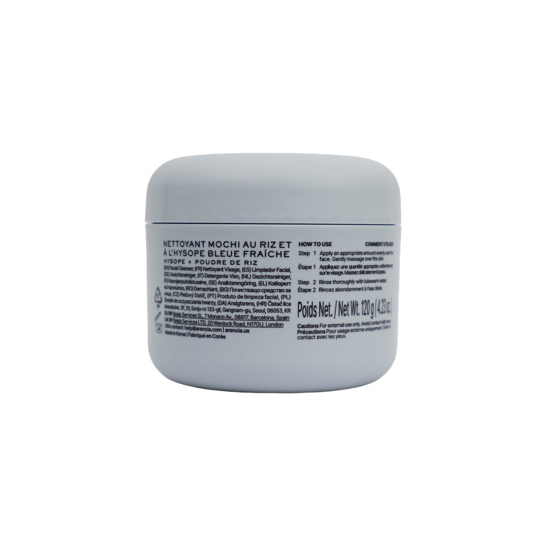 Arencia Fresh Blue Hyssop Rice Mochi Cleanser 120 g thumbnail 2