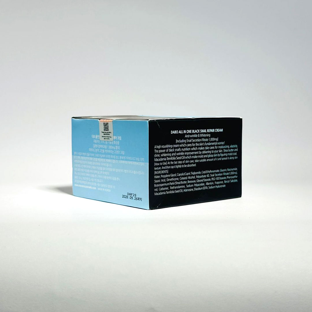 Dabo All In One Black Snail Repair Cream 100 g thumbnail 10