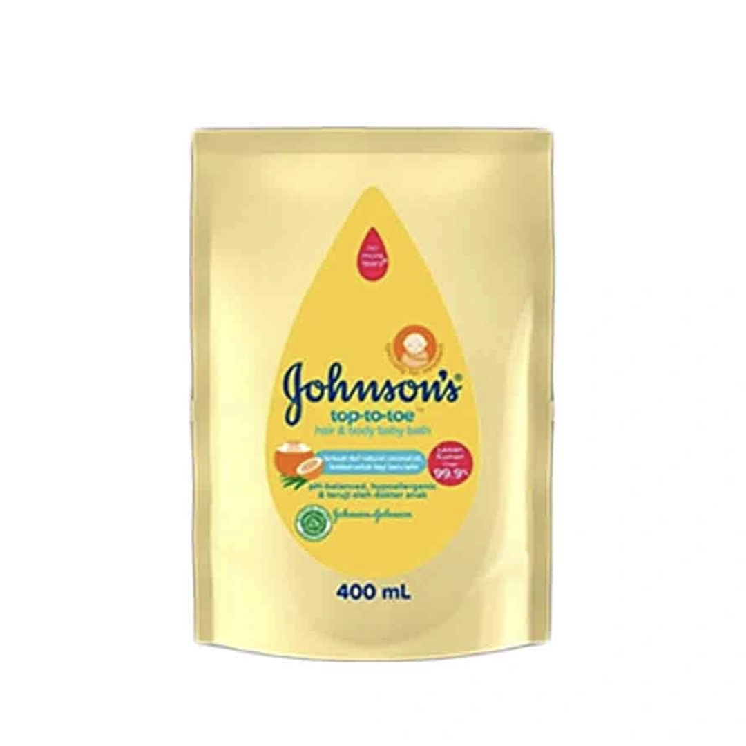 Johnsons Top To Toe Body Baby Bath Pouch - 400ml