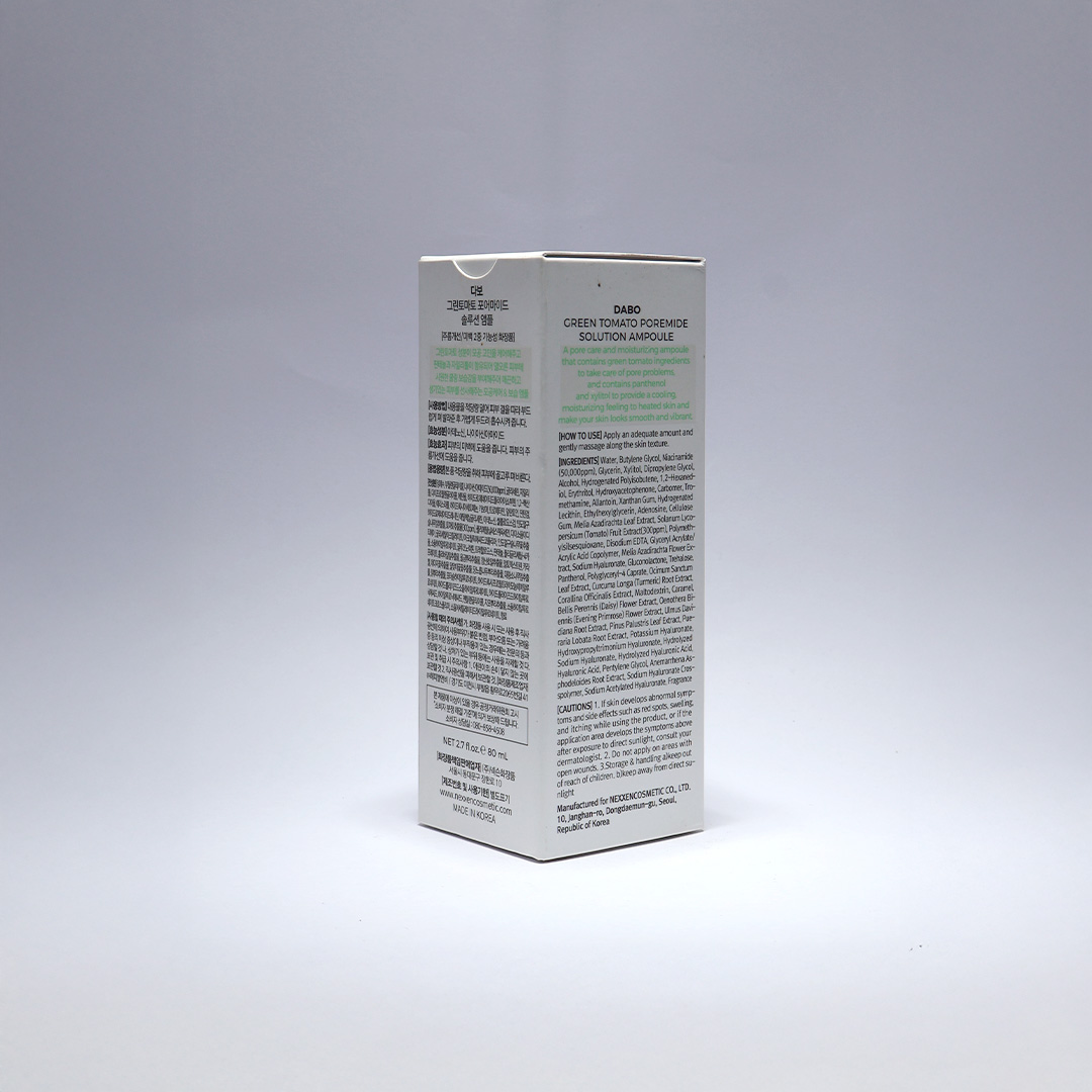 Dabo Green Tomato Poremide Solution Ampoule 80 ml thumbnail 5