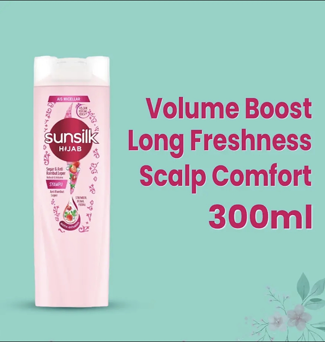 Sunsilk Hijab Refresh & Volume Shampoo - 300ml