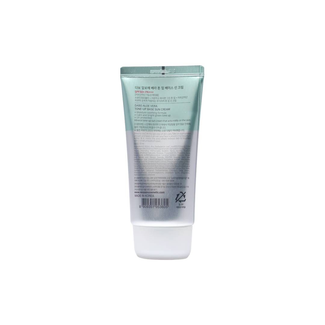 Dabo Aloe Vera Tone-Up Base Sun Cream 70 ml thumbnail 2