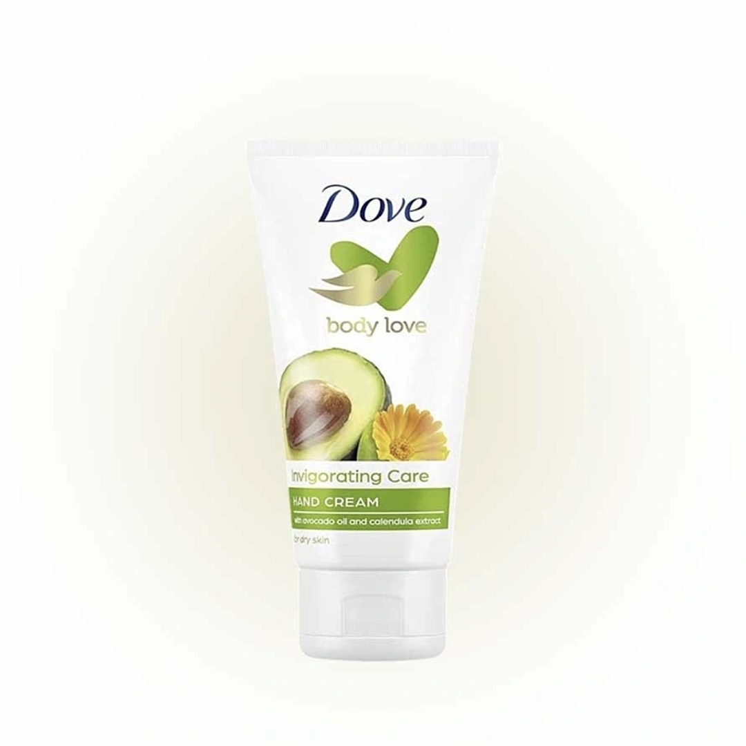 Dove Invigorating Hand Cream With Avocado Oil & Calendula Extract - 75ml