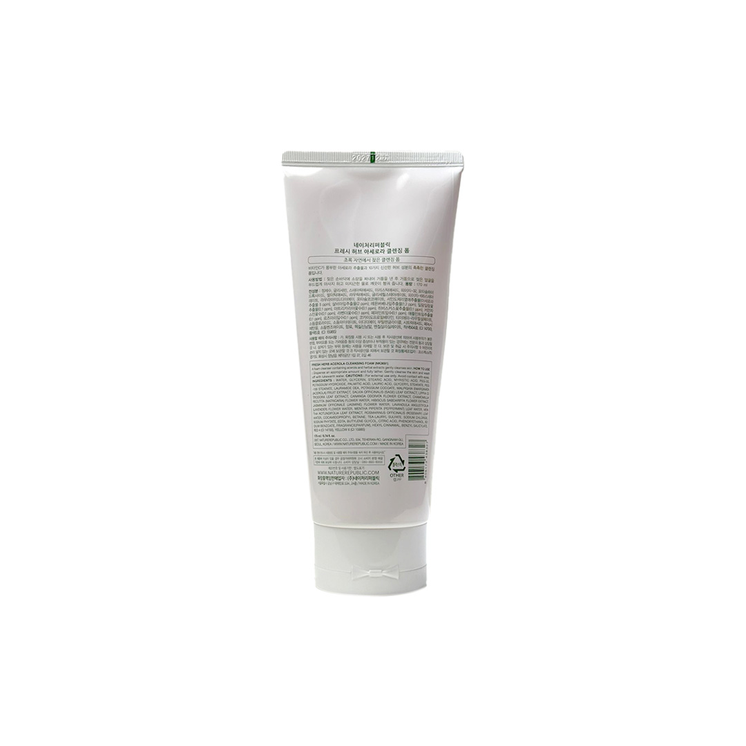 Nature Republic Fresh Herb Cleansing Foam 170 ml thumbnail 2