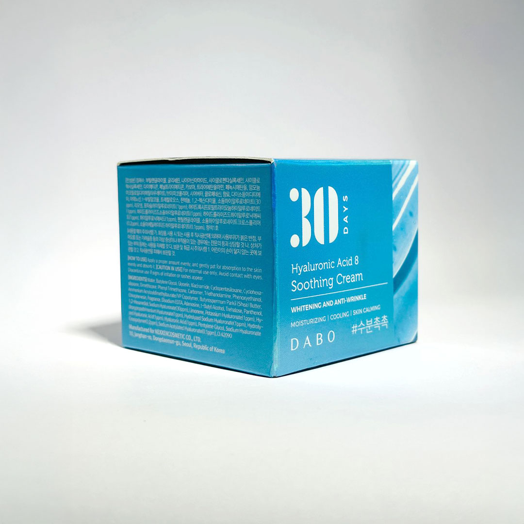 Dabo 30 Days Hyaluronic Acid 8 Soothing Cream 100 ml thumbnail 6