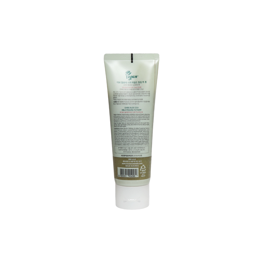 Dabo Aloe Cica Mild Peeling To Foam 120 ml thumbnail 3