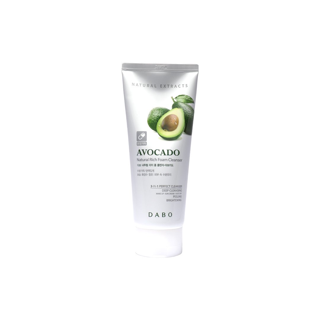 Dabo Natural Rich Foam Cleanser Avocado 180 ml thumbnail 3