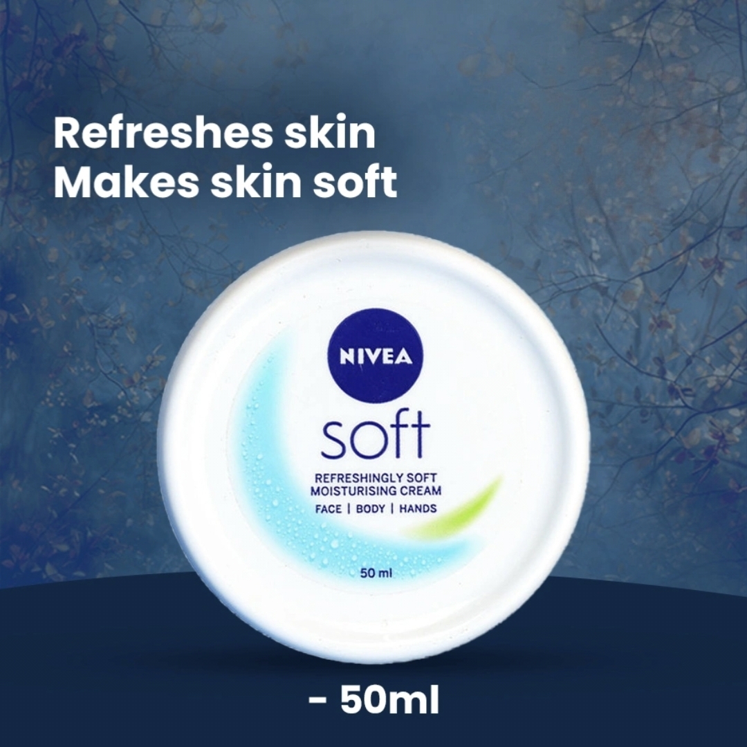 Nivea Soft Light Moisturiser Cream - 50ml
