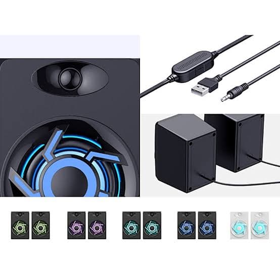 HAVIT SK706 GAMENOTE BACKLIT USB SPEAKER thumbnail 2