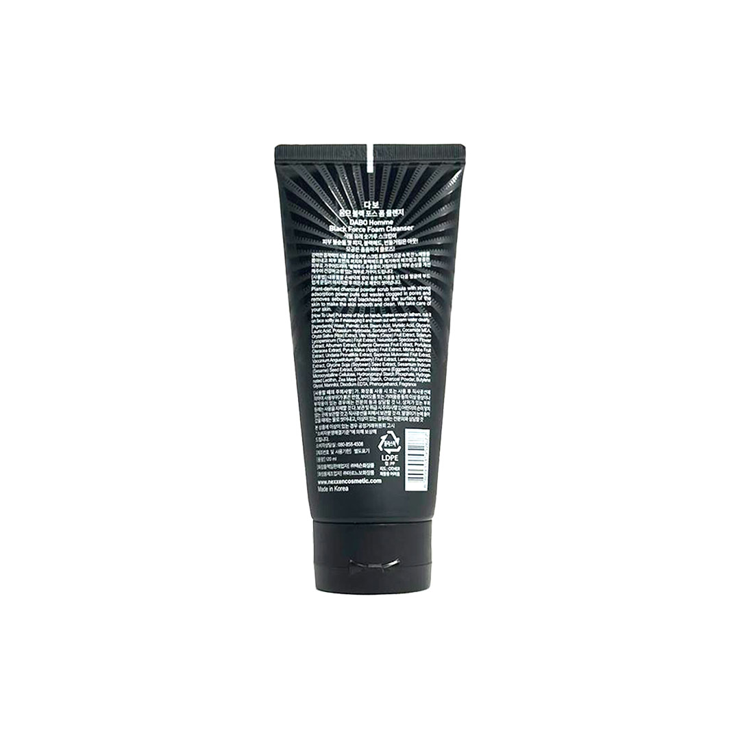 Dabo Black Force For Men Foam Cleanser 120 ml thumbnail 3