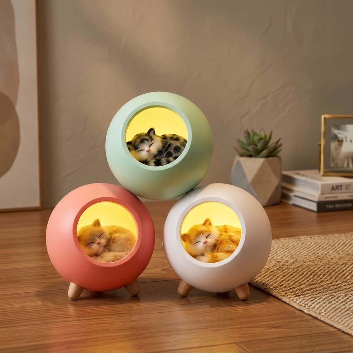 Little Pet Cat House Atmosphere Light L0056 thumbnail 4