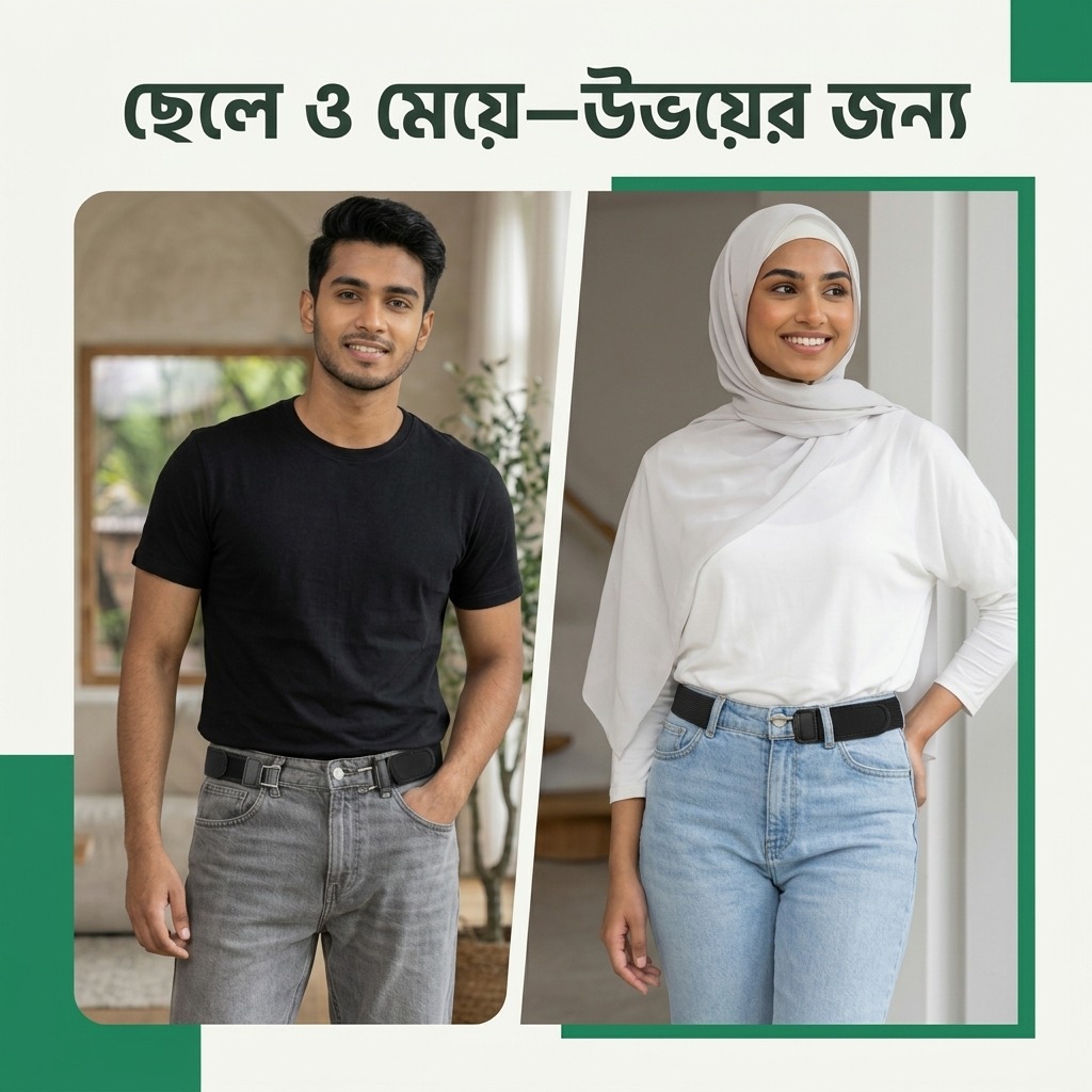 Premium Clip-Free Elastic Belt-এর 6 নম্বর ছবি