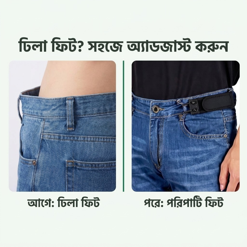 Premium Clip-Free Elastic Belt-এর 5 নম্বর ছবি