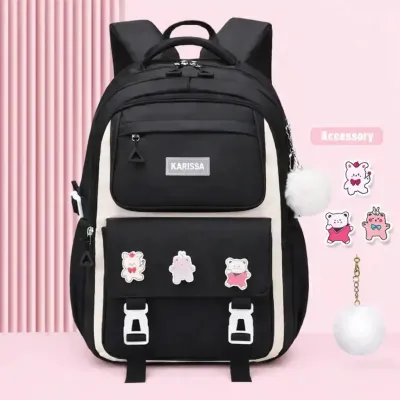 Waterproof school bag(black)_img_0