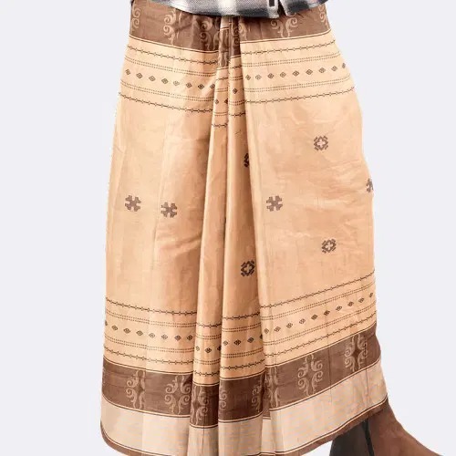 Alif Beige Chocolate Classic Lungi