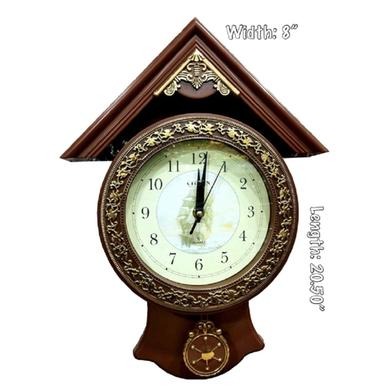 Citisun Wall Clock - Black - Citisun 48P Brown