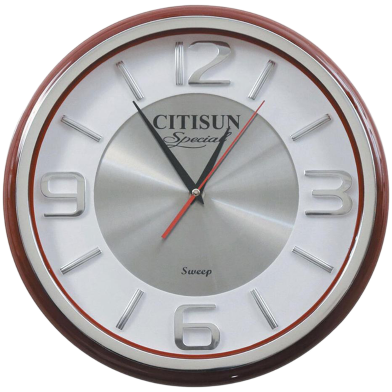 Citisun Wall Clock - Brown and White - Citisun 6B