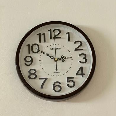 Citisun Wall Clock - Citisun 72 Coffe and White - Black or Coffee