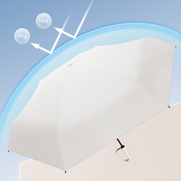 Yiyuan Fully Automatic Ring Buckle Capsule Umbrella – UV Block, Wind-Resistant, Rain & Shine Dual-Purpose Travel Parasol_img_4