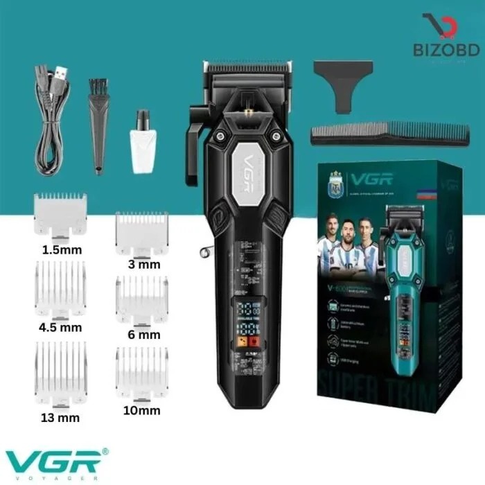 VGR V-600 Professional Hair Clipper and Beard Trimmer Salon Series for Men
