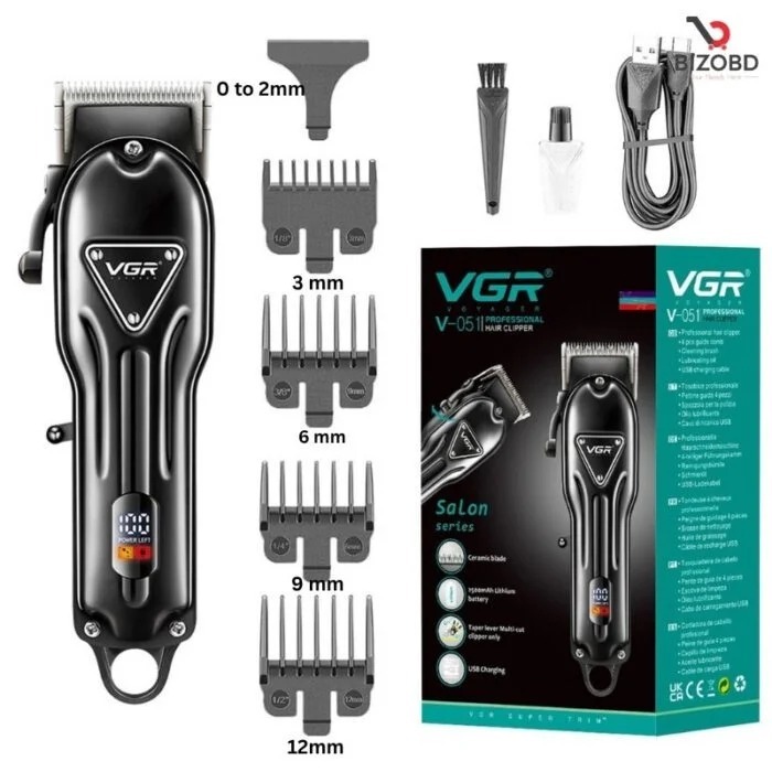 VGR V-051 Professional Hair Clipper and Beard Trimmer Salon Series for Men ( bizobd )