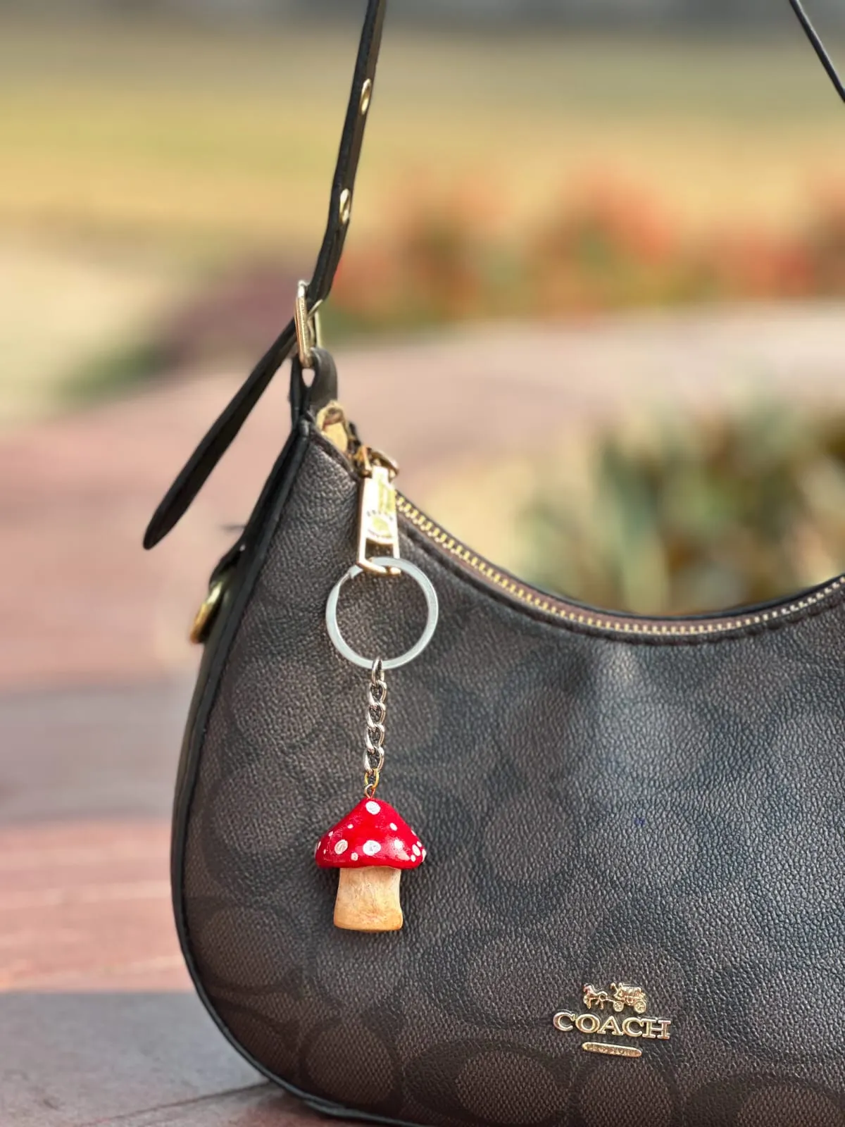 Mushroom Keycharm