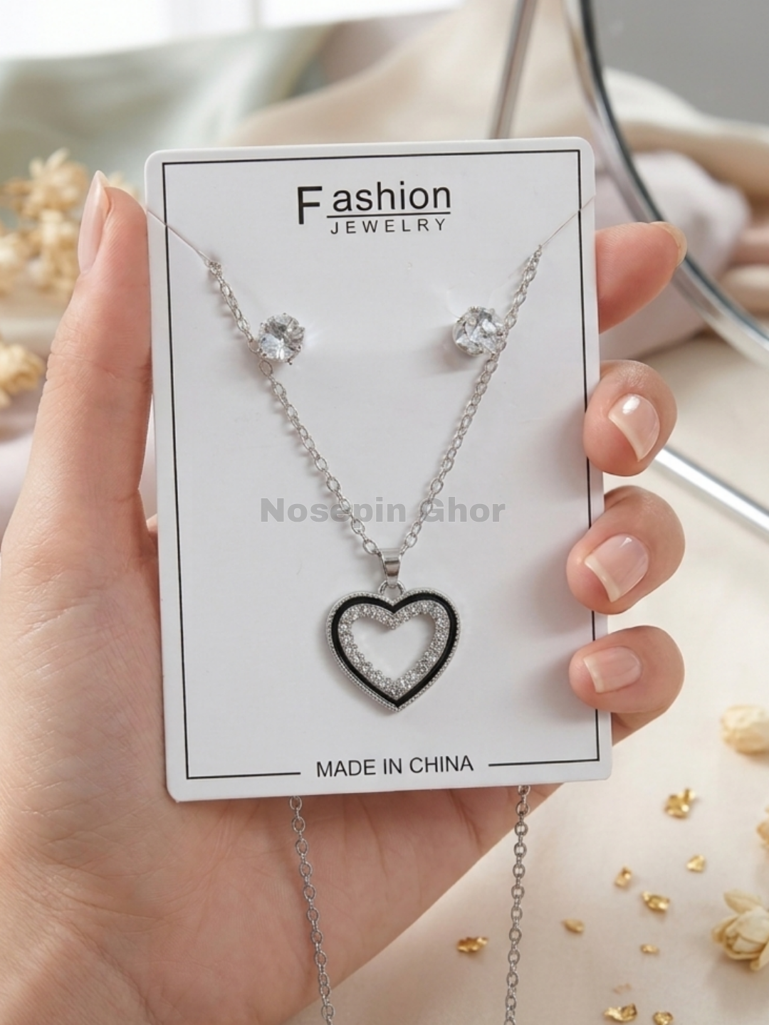 Diamond Curt Love Locked+ Earrings (lovLok3)