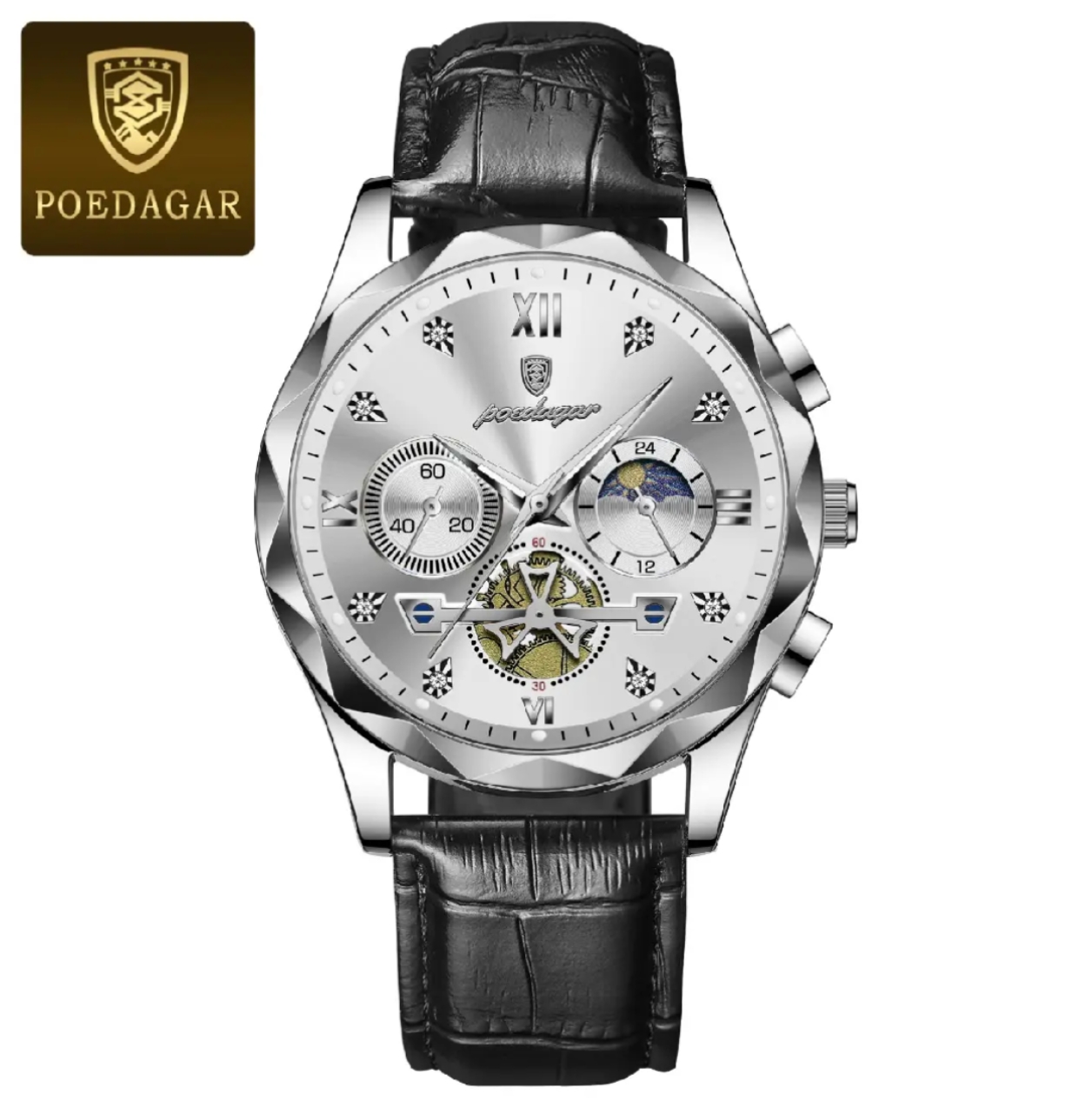 Poideger Watch. Full White