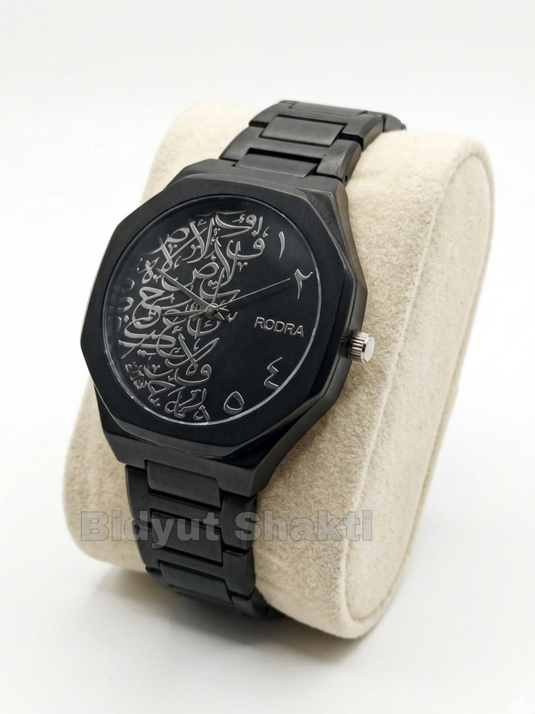 Steel Arabian Watch Black (AS16)
