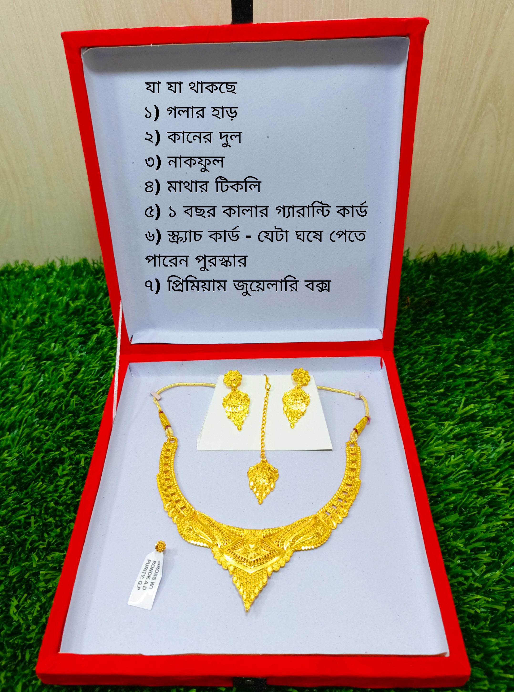 Indian Gold Colour Plated Neckless (N5)