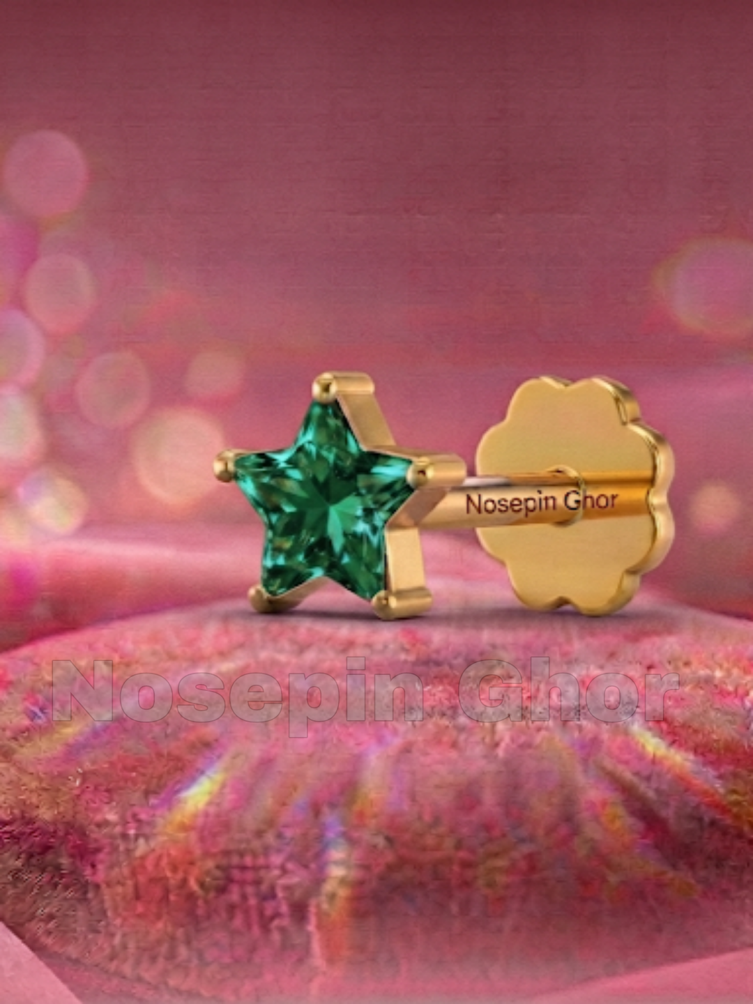 Star Diamond Curt Nosepine  (Star-G)