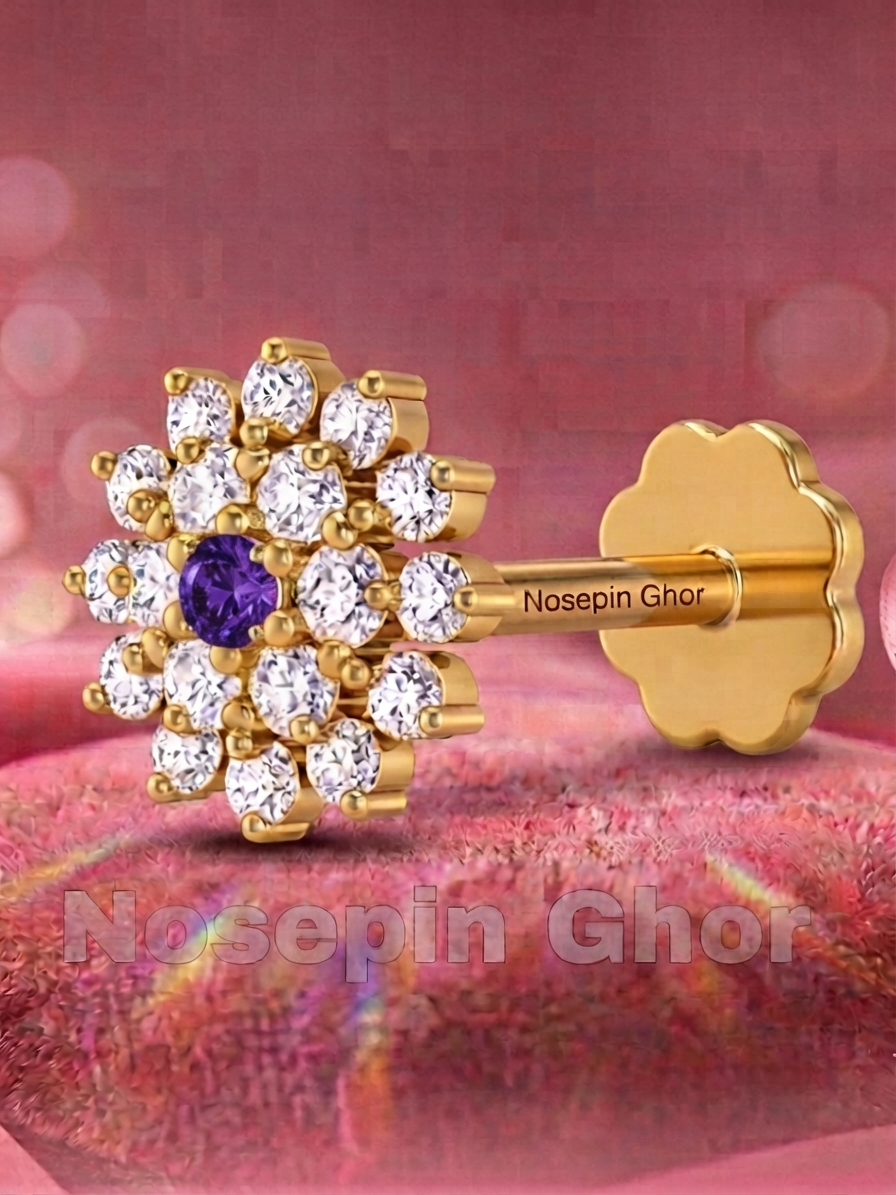 19 Stone Diamond Curt Nosepine  (PL19)